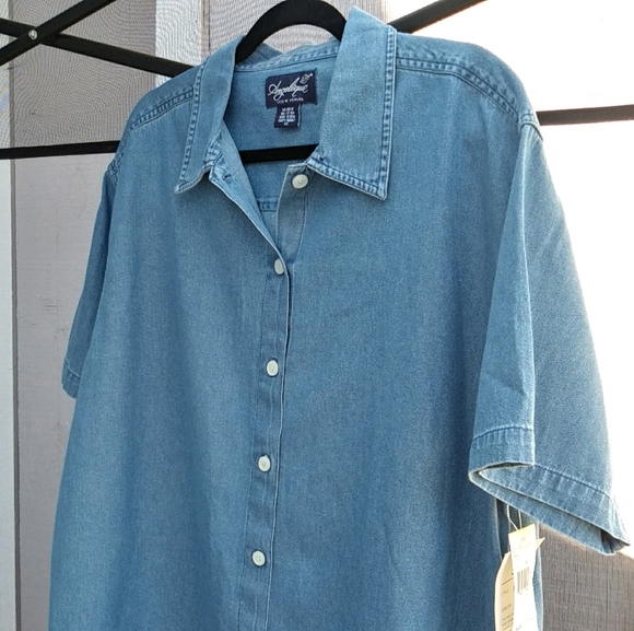 Chambray Shirt by Angelique - Picture 5 of 8